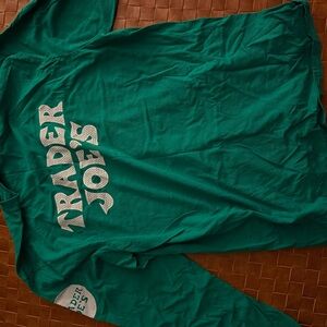 Emerald Green Trader Joe’s Logo Long sleeve